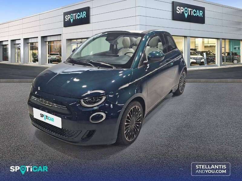 Azul Usado 2021 Fiat 500e La Prima Descapotable | 19.900 € - Imagen 1/4