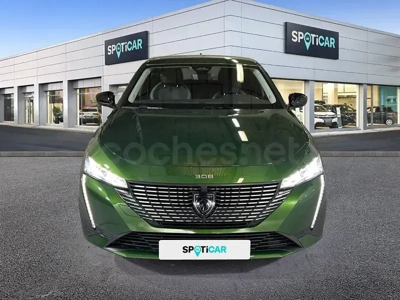 Usado Peugeot 308 Allure 130 CV (95 kW) 2022 Verde Berlina