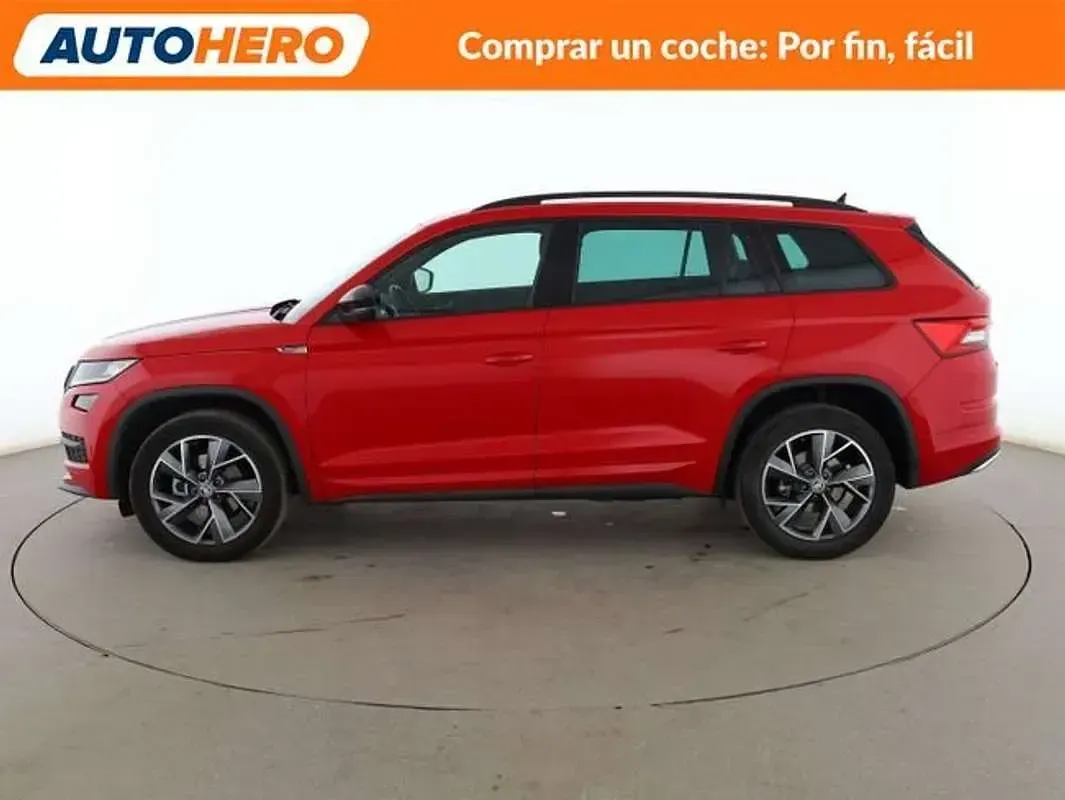 Usado Skoda Kodiaq SportLine 150 CV (110 kW) 2021 Rojo SUV