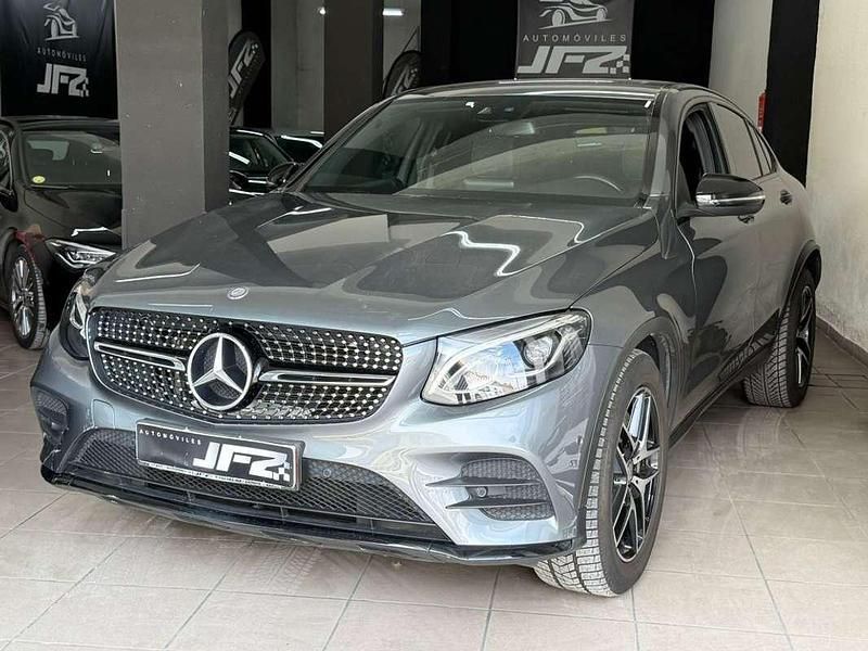 Usado Mercedes GLC220 170 CV (125 kW) 2017 Gris / plata Coupe