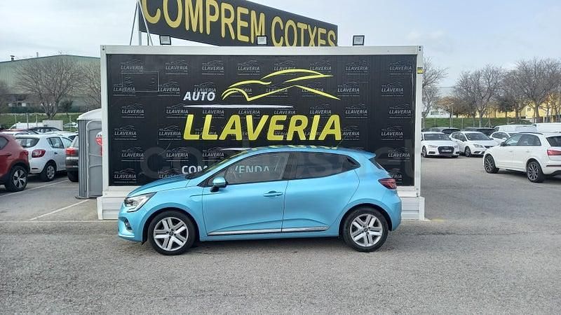 Usado Renault Clio V Intens 100 CV (73 kW) 2020 Azul Berlina