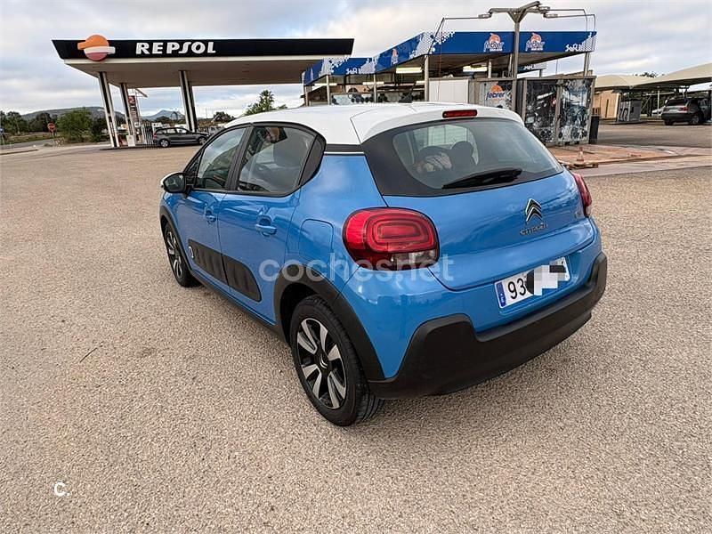 Usado Citroën C3 99 CV (72 kW) 2018 Azul Utilitario
