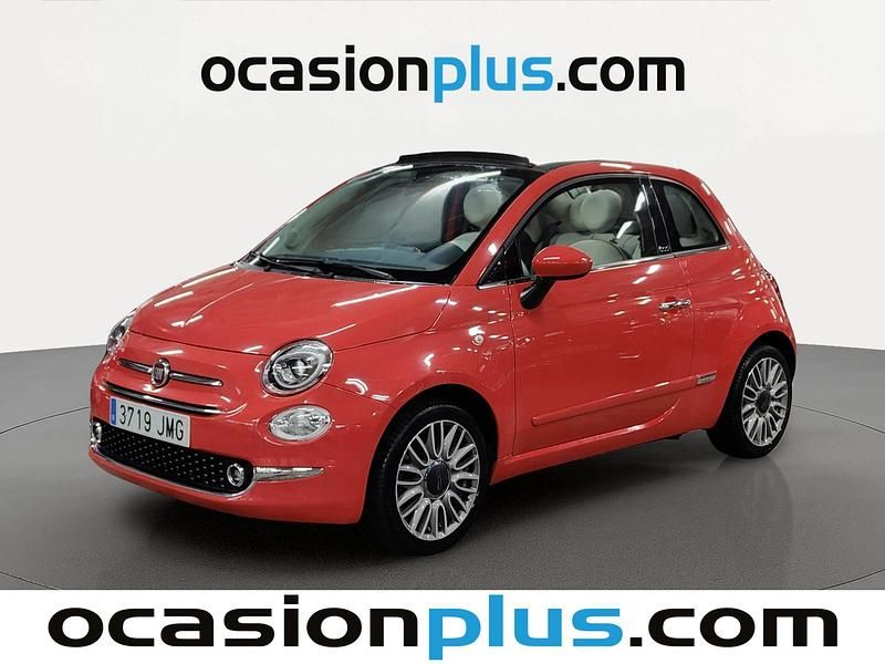Usado Fiat 500C Lounge 69 CV (50 kW) 2016 Rojo Descapotable