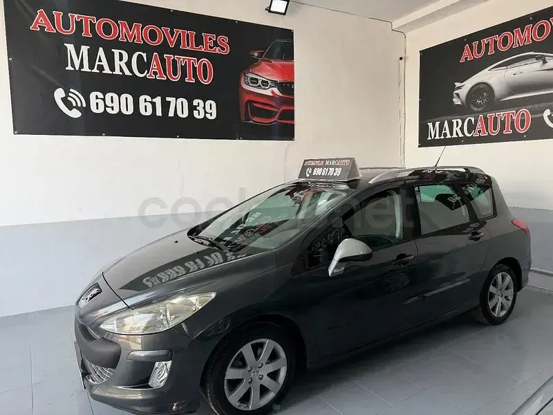 Usado Peugeot 308 SW 110 CV (80 kW) 2010 Gris / plata Familiar
