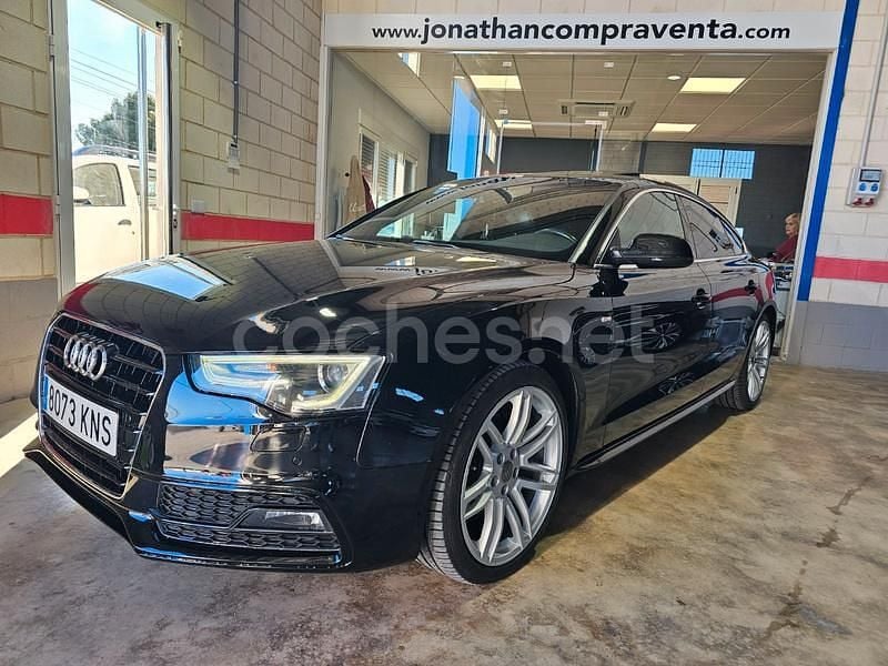 Negro Usado 2015 Audi A5 Sportback S-Line Utilitario | 15.000 € (Buen precio) - Imagen 1/4