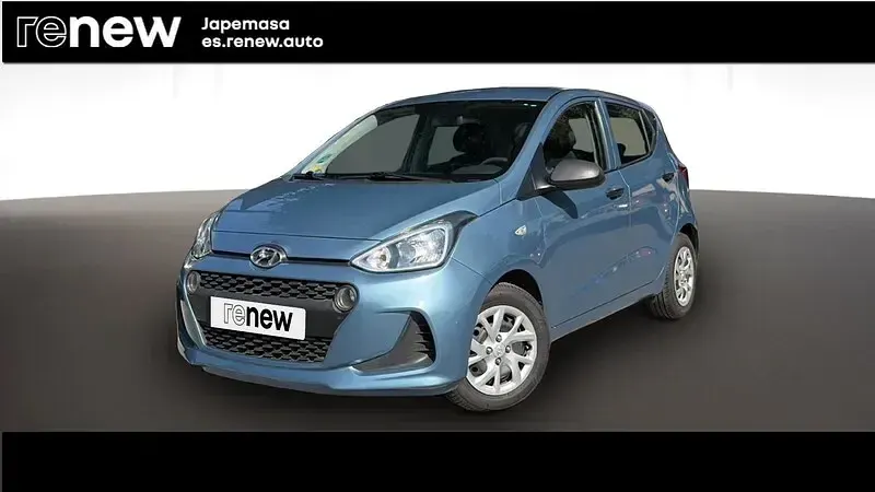Usado Hyundai i10 66 CV (48 kW) 2018 Azul Utilitario
