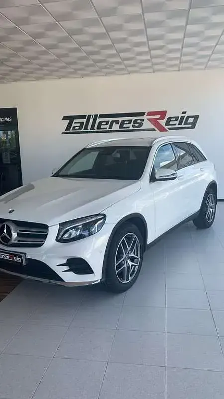 Usado Mercedes GLC220 170 CV (125 kW) 2019 Blanco SUV