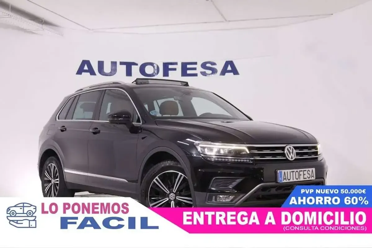 Usado VW Tiguan Sportline 179 CV (131 kW) 2017 Negro SUV