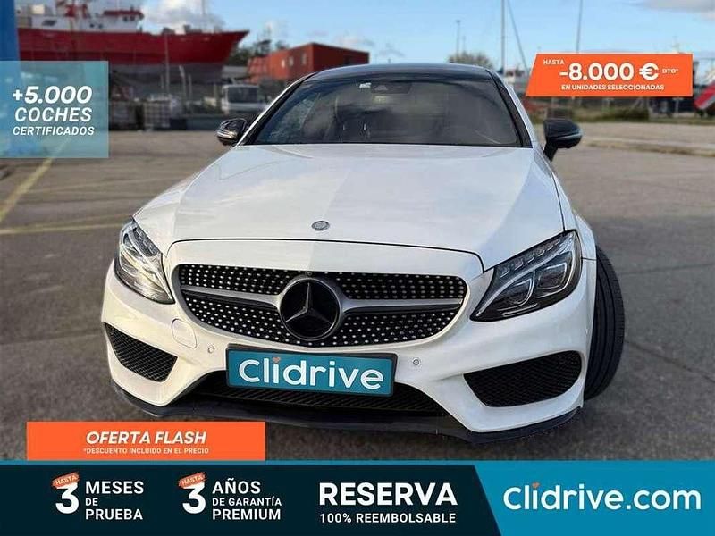 Usado Mercedes C250 AMG line 204 CV (150 kW) 2016 Blanco Coupe