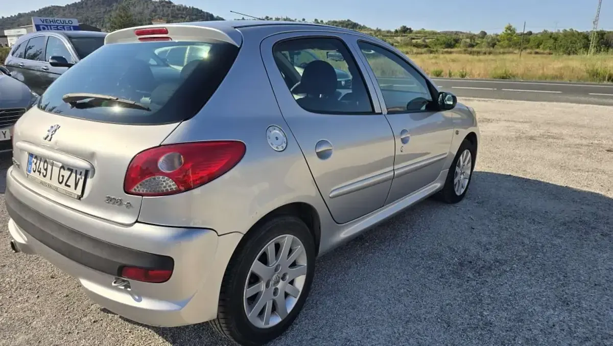 Usado Peugeot 206+ 68 CV (50 kW) 2010 Gris Utilitario