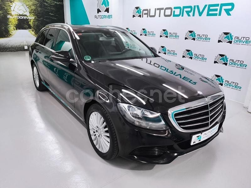 Negro Usado 2016 Mercedes C220 Exclusive Familiar | 17.400 € (Buen precio) - Imagen 1/4