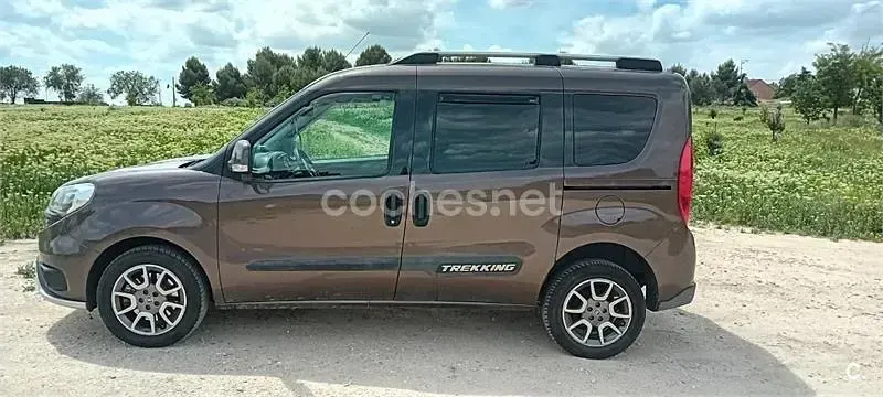 Usado Fiat Doblò Trekking 120 CV (88 kW) 2015 Marrón Monovolumen