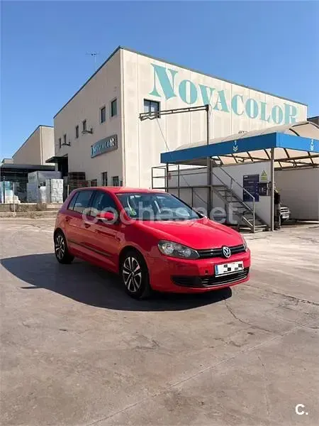 Usado VW Golf VI Advance 122 CV (89 kW) 2009 Rojo Utilitario