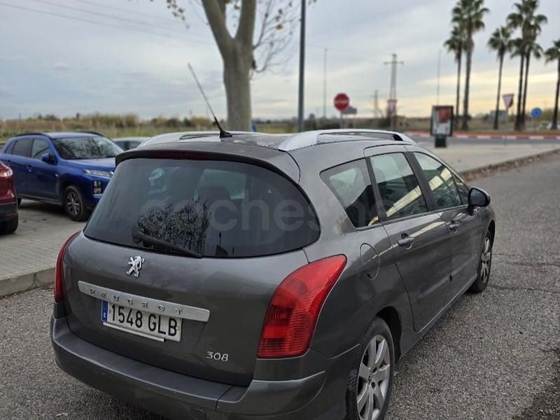 Usado Peugeot 308 SW Sport 110 CV (80 kW) 2009 Gris / plata Familiar