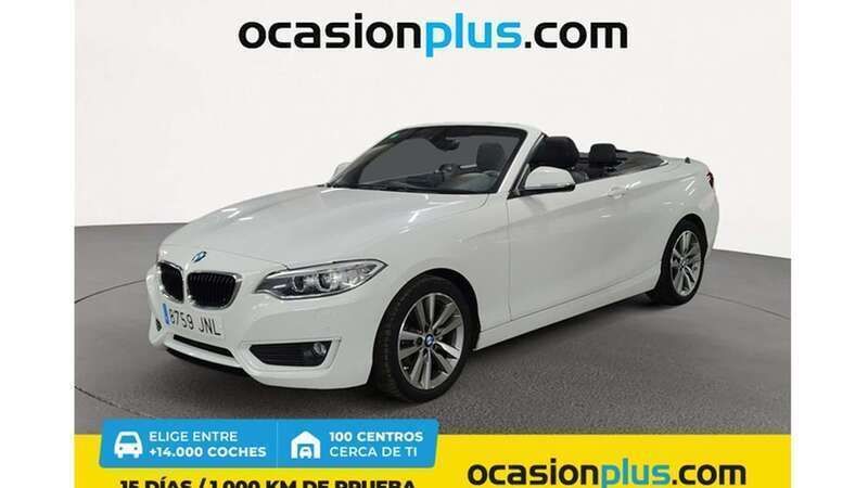 Blanco Usado 2016 BMW 218 Descapotable | 19.200 € (Un poco caro) - Imagen 1/4