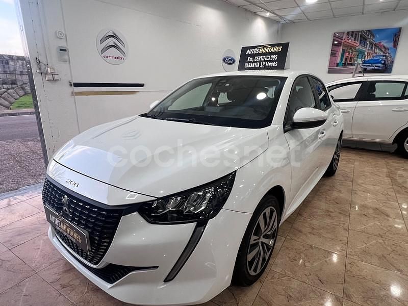 Usado Peugeot 208 Active 100 CV (73 kW) 2020 Blanco Utilitario