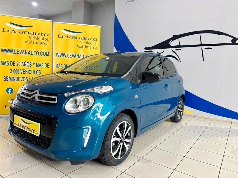 Usado Citroën C1 72 CV (52 kW) 2021 Azul Utilitario