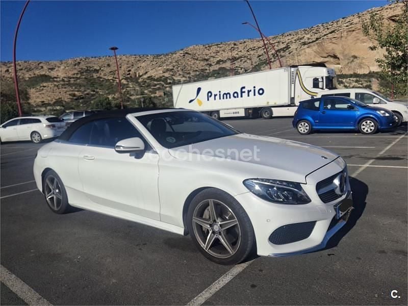 Usado Mercedes C300 245 CV (180 kW) 2016 Blanco Descapotable