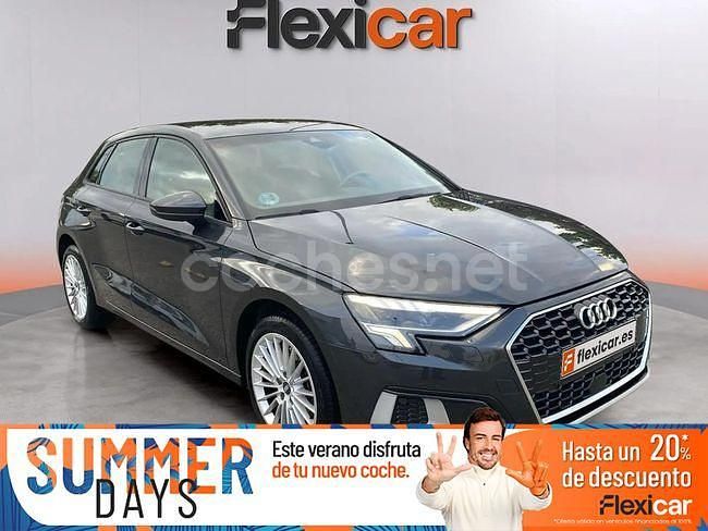 Gris Usado 2021 Audi A3 Sportback Advanced Plus Berlina | 25.990 € (Precio justo) - Imagen 1/4