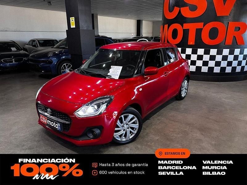 Rojo Usado 2023 Suzuki Swift Berlina | 13.250 € (Precio justo) - Imagen 1/4