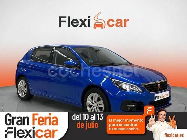 Azul Usado 2021 Peugeot 308 Active Berlina | 11.490 € (Precio justo) - Imagen 1/4