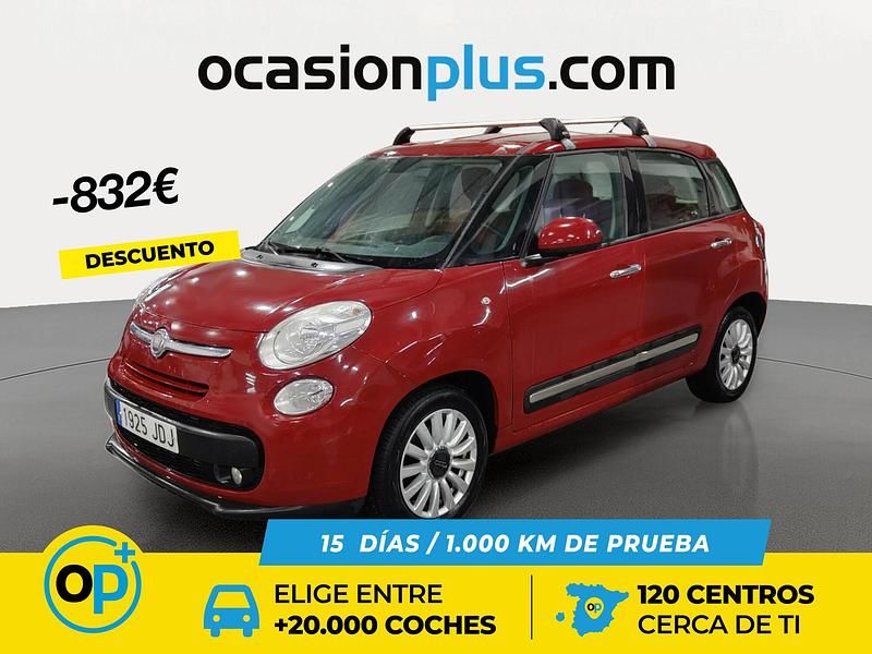 Rojo Usado 2015 Fiat 500L Pop Star Monovolumen | 7200 € (Precio justo) - Imagen 1/4