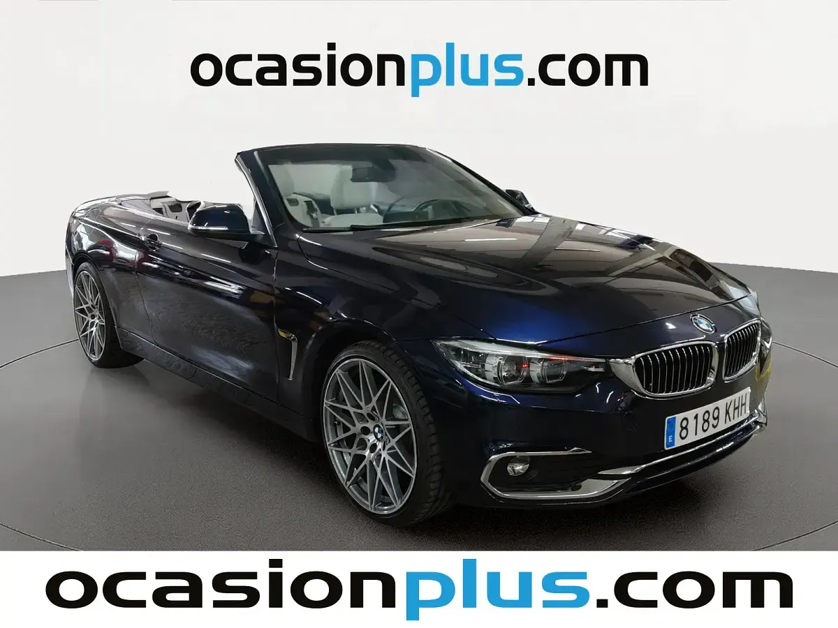 Usado BMW 420 Luxury Line 190 CV (139 kW) 2018 Azul Descapotable