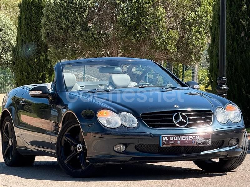Usado Mercedes SL350 245 CV (180 kW) 2003 Negro Descapotable