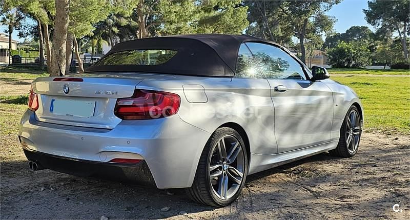 Usado BMW 220 Comfort Edition 190 CV (139 kW) 2015 Gris / plata Descapotable