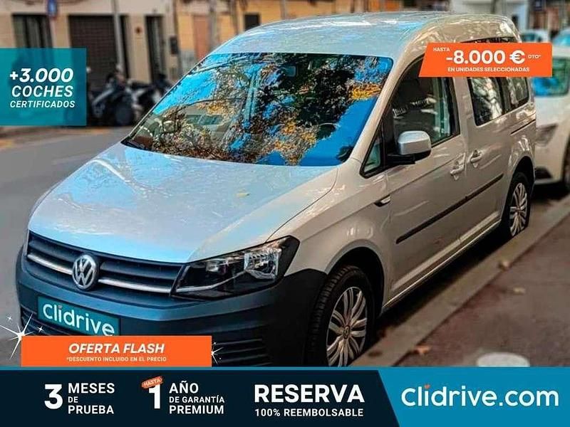 Blanco Usado 2017 VW Caddy Trendline Monovolumen | 11.590 € (Precio justo) - Imagen 1/3