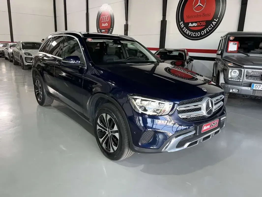 Usado Mercedes GLC300e 306 CV (225 kW) 2022 Azul SUV