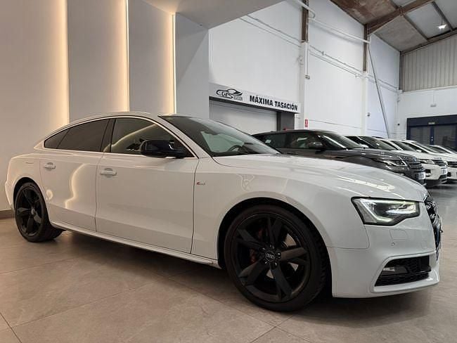 Usado Audi A5 S-Line 245 CV (180 kW) 2014 Blanco Coupe