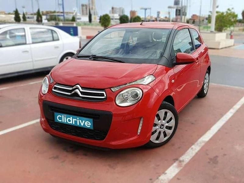 Usado Citroën C1 Feel 82 CV (60 kW) 2015 Granate Utilitario