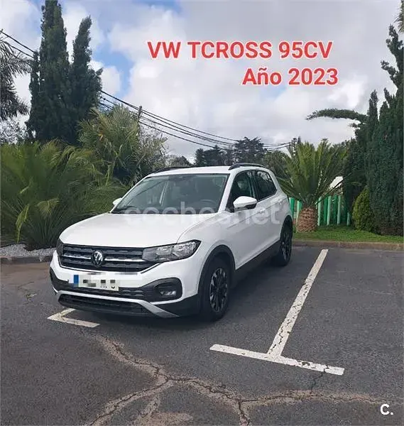 Usado VW T-Cross Advance 95 CV (69 kW) 2023 Blanco SUV