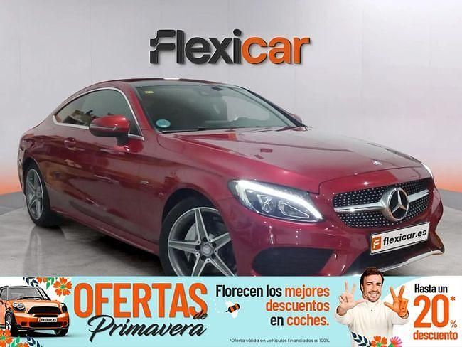 Usado Mercedes C220 170 CV (125 kW) 2016 Rojo Coupe