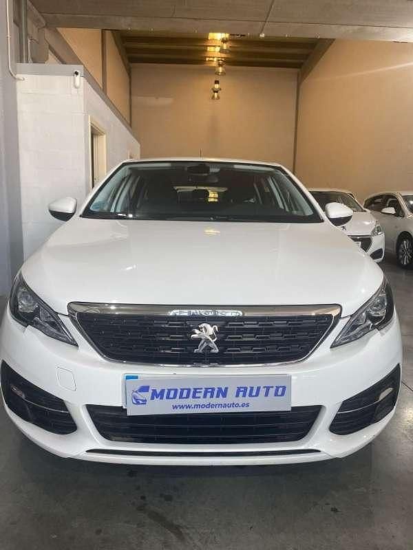 Blanco Usado 2021 Peugeot 308 Allure Utilitario | 9499 € (Buen precio) - Imagen 1/4