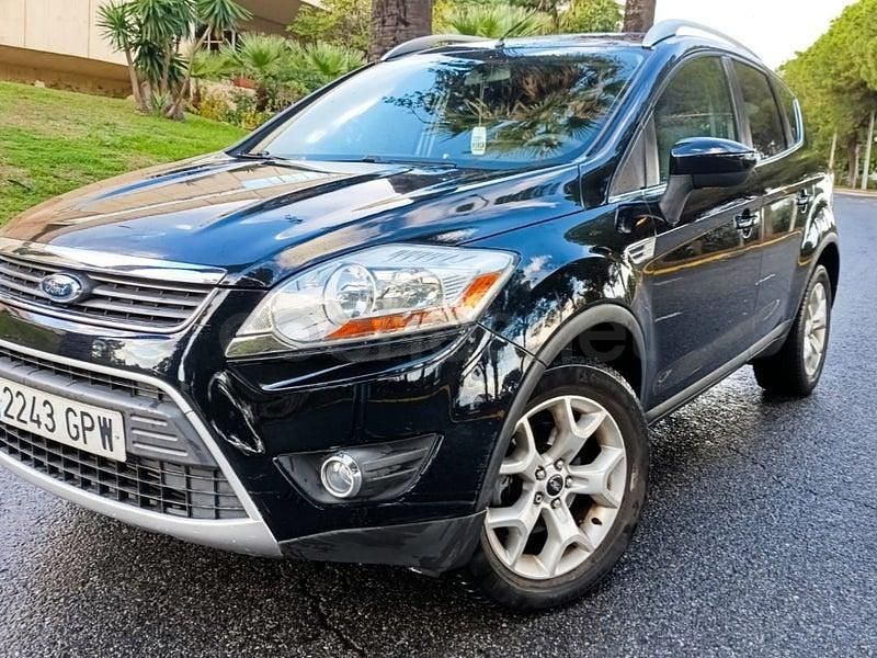 Usado Ford Kuga Trend 136 CV (100 kW) 2009 Negro SUV