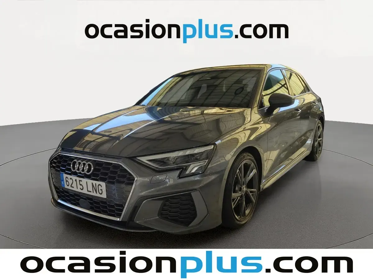 Usado Audi A3 Sportback S-Line 150 CV (110 kW) 2021 Gris Utilitario
