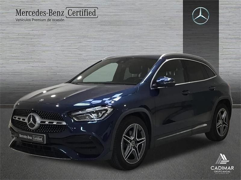 Azul Usado 2022 Mercedes GLA200 AMG line SUV | 36.900 € (Precio justo) - Imagen 1/4