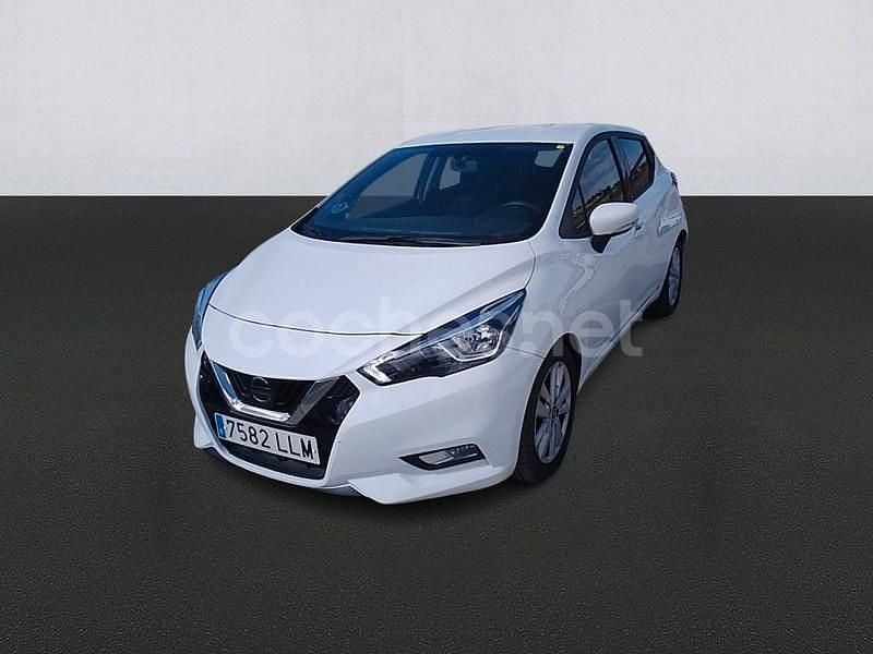 Blanco Usado 2020 Nissan Micra Acenta Berlina | 14.000 € (Precio justo) - Imagen 1/4
