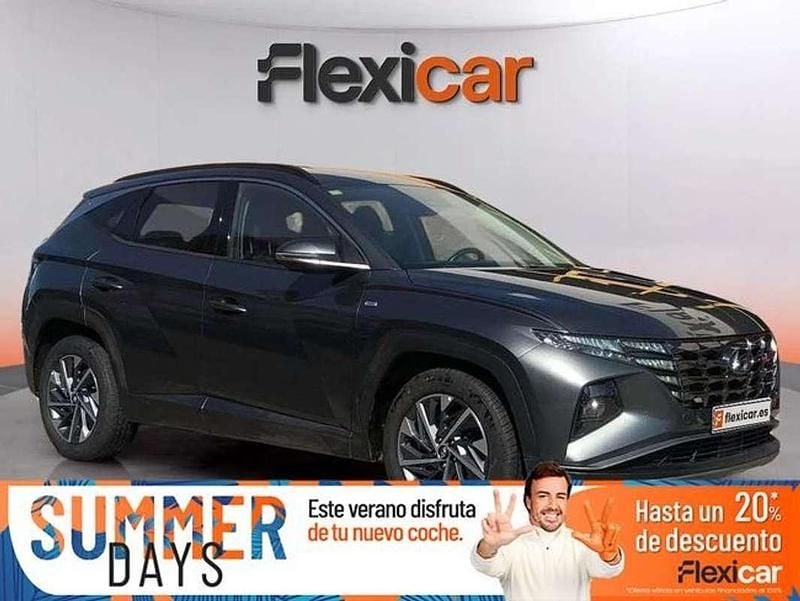 Gris Usado 2021 Hyundai Tucson SUV | 20.090 € (Precio justo) - Imagen 1/4