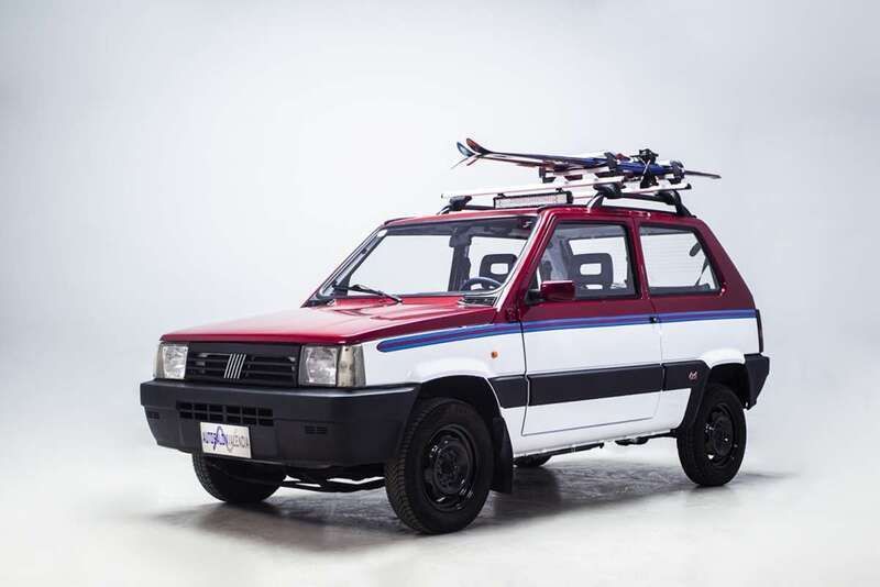 Usado Fiat Panda 4x4 54 CV (39 kW) 1998 Rojo/ blanco Utilitario