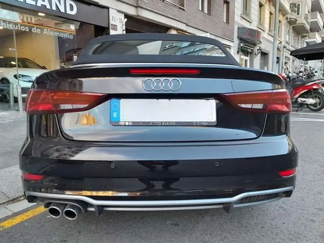 Usado Audi A3 Cabriolet S-Line 150 CV (110 kW) 2020 Negro Descapotable
