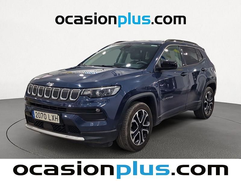 Azul Usado 2022 Jeep Compass Limited SUV | 19.446 € (Precio justo) - Imagen 1/4