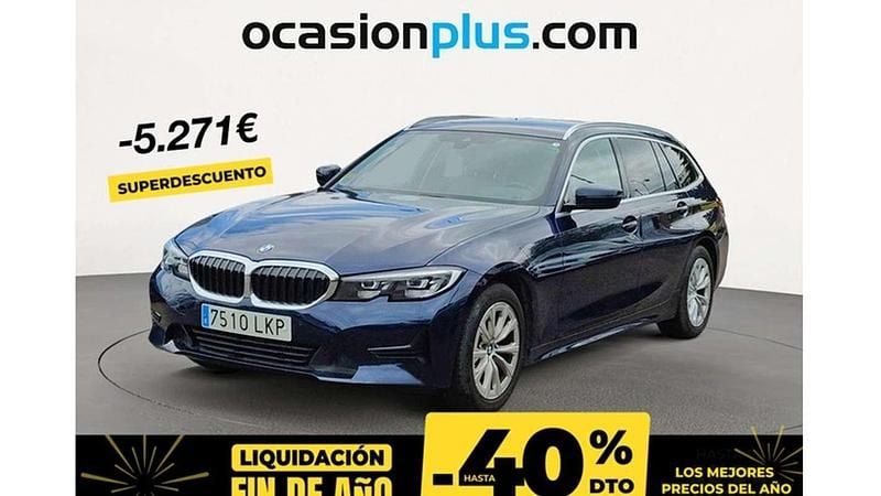 Azul Usado 2020 BMW 320 Familiar | 22.719 € (Super precio) - Imagen 1/4