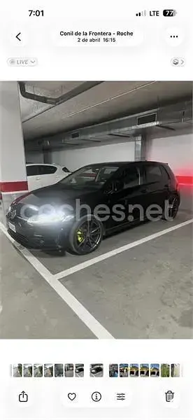 Usado VW Golf VII Sport 115 CV (84 kW) 2019 Negro Berlina