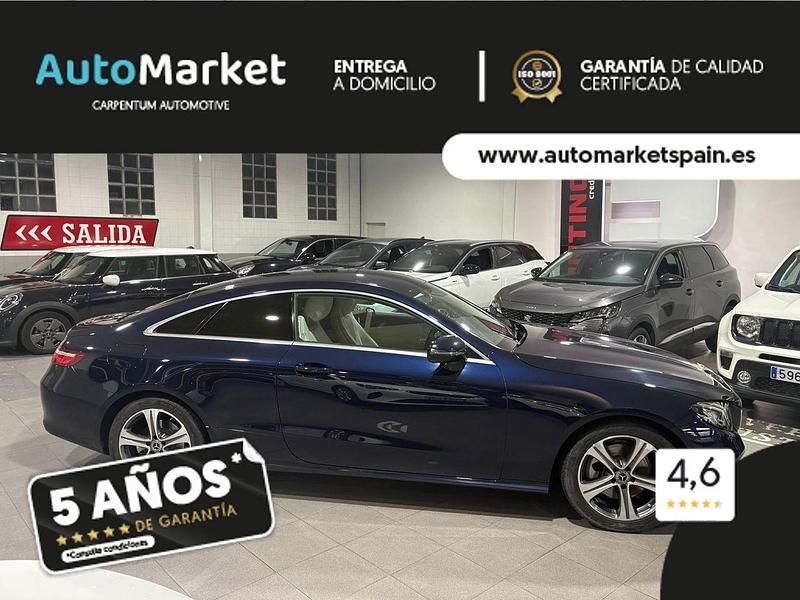 Usado Mercedes E220 194 CV (142 kW) 2019 Azul Coupe