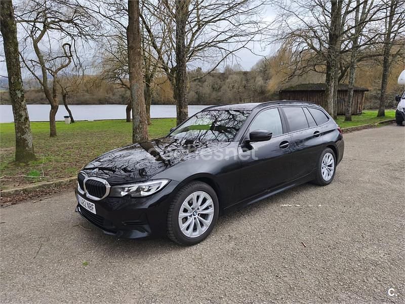 Usado BMW 318 150 CV (110 kW) 2020 Negro Familiar