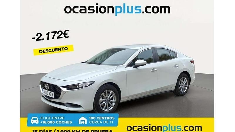 Gris Usado 2025 Mazda 3 Prime-Line Berlina | 21.446 € (Super precio) - Imagen 1/4