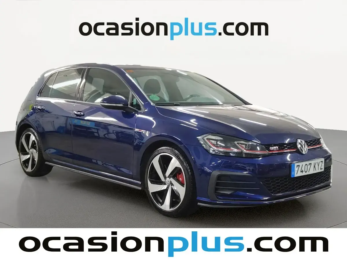 Usado VW Golf VII GTI 245 CV (180 kW) 2019 Azul Utilitario